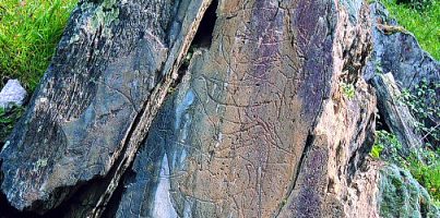 Yacimiento de rocas grabadas de Canada do Inferno